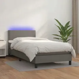 vidaxl-lozko-kontynentalne-z-materacem-i-led-szara-ekoskora-80x200-cm