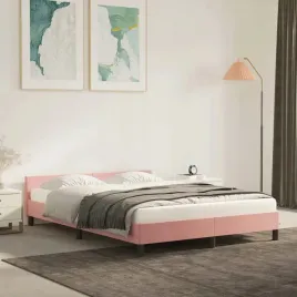 vidaxl-rama-lozka-z-zaglowkiem-bez-materaca-rozowa-140x190cm-aksamitna