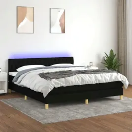 vidaxl-lozko-kontynentalne-z-materacem-czarne-180-x-200-cm-tkanina