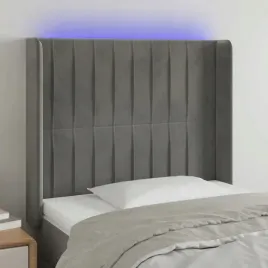 vidaxl-zaglowek-do-lozka-z-led-jasnoszary-103x16x118-128-cm-aksamit