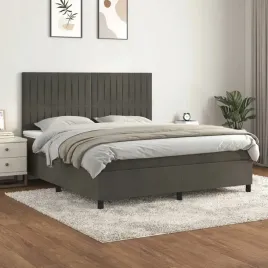 vidaxl-lozko-kontynentalne-z-materacem-ciemnoszare-180x200cm-aksamit