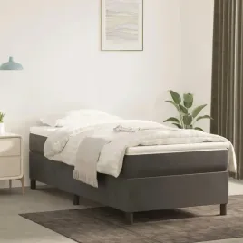 vidaxl-lozko-kontynentalne-z-materacem-ciemnoszary-aksamit-80x200-cm
