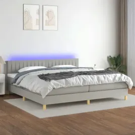 vidaxl-lozko-kontynentalne-z-materacem-jasnoszare-200x200cm-tkanina