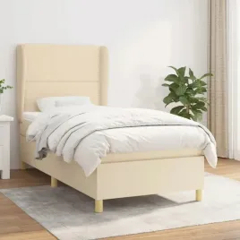 vidaxl-lozko-kontynentalne-z-materacem-kremowe-tkanina-90x190-cm