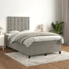 vidaxl-lozko-kontynentalne-z-materacem-jasnoszare-120x200cm-aksamit