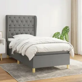 vidaxl-lozko-kontynentalne-z-materacem-ciemnoszara-tkanina-80x200-cm