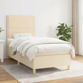 vidaxl-lozko-kontynentalne-z-materacem-kremowe-tkanina-90x190-cm