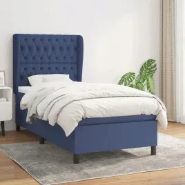 vidaxl-lozko-kontynentalne-z-materacem-niebieskie-tkanina-90x190-cm