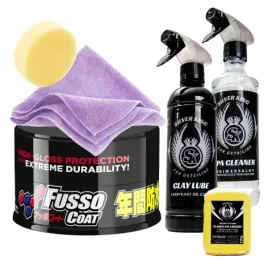 wosk-samochodowy-fusso-coat-dark-ipa-lubrykant-glinka-mikrofibra-zestaw