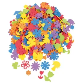 diy-kwiaty-kwiatki-kolorowe-pianka-eva-scrapbooking-dekoracja-ozdoba-425szt