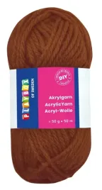przedza-akrylowa-wloczka-50-g-acryl-brazowa