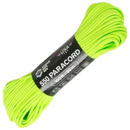 linka-atwood-550-rope-paracord-4mm-30m-neon-green