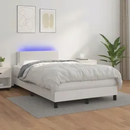 vidaxl-lozko-kontynentalne-z-materacem-i-led-biala-ekoskora-120x200cm