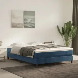 vidaxl-materac-kieszeniowy-ciemnoniebieski-140x190x20-cm-aksamit
