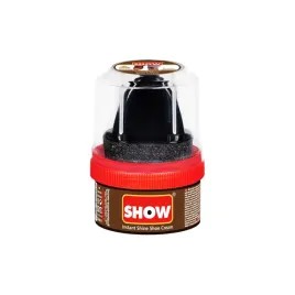 show-krem-pasta-do-nablyszczania-butow-z-gabka-blask-brazowy-kolor