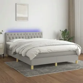 vidaxl-lozko-kontynentalne-z-materacem-jasnoszare-140x200-cm-tkanina