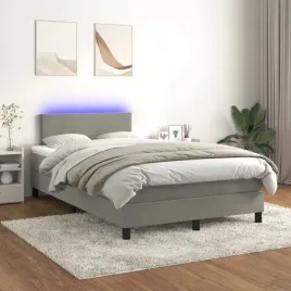 vidaxl-lozko-kontynentalne-z-materacem-i-led-szare-120x200cm-aksamit