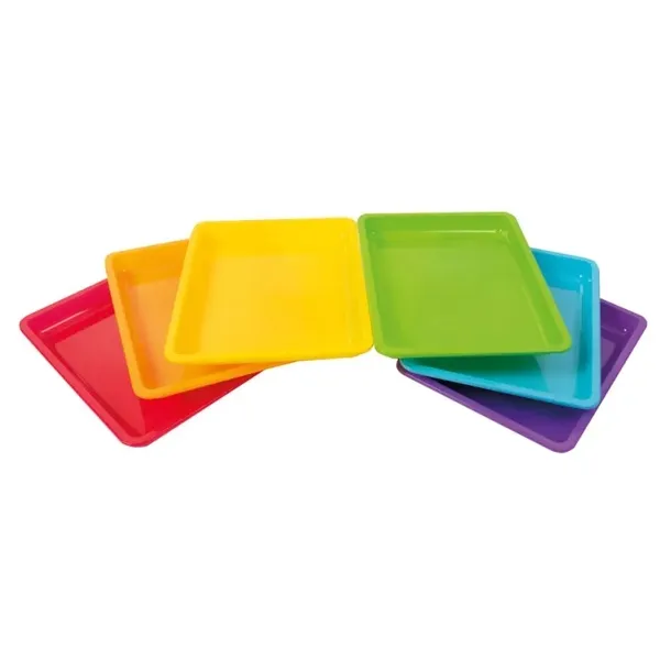 Taca tacka plastikowa do dziecięcych prac rękodzielniczych 28x22x3 cm 1szt.