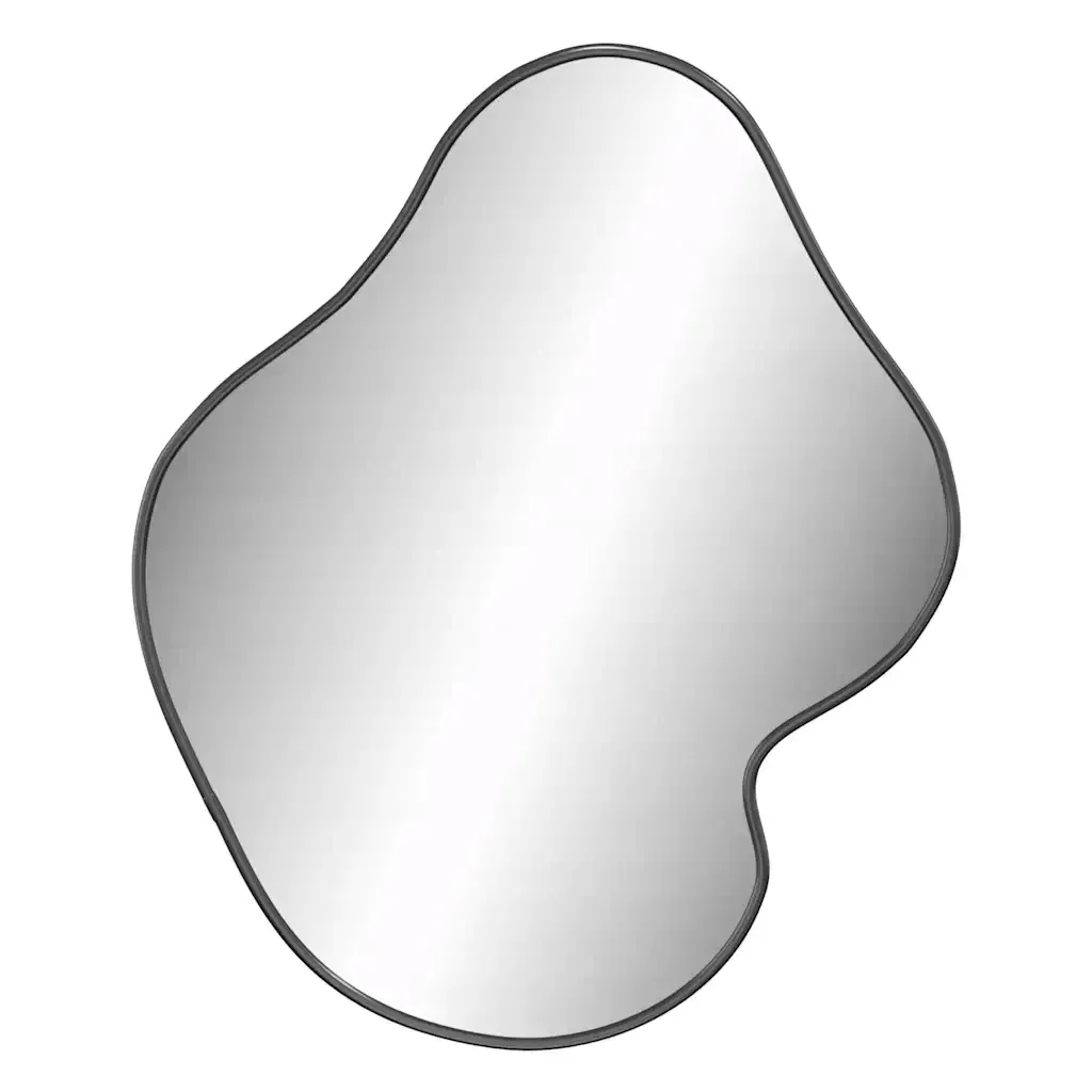 vidaxl-lustro-scienne-czarne-60x50-cm-stan-nowy