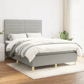vidaxl-lozko-kontynentalne-z-materacem-jasnoszare-140x200-cm-tkanina
