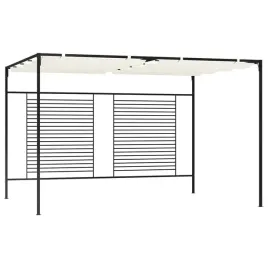 altana-ogrodowa-ze-zwijanym-dachem-3x4x23m-kremowa-180-g-m-lumarko