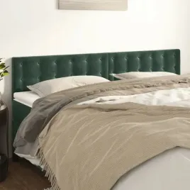 vidaxl-zaglowki-do-lozka-2-szt-ciemnozielony-100x5x78-88cm-aksamit