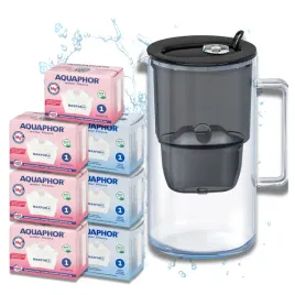 dzbanek-filtrujacy-7-filtrow-maxfor-4mg-3-aquaphor-glass-czarny-szklany