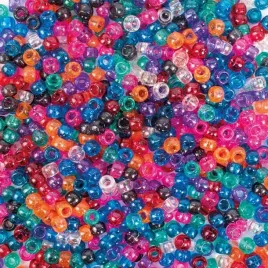 diy-koraliki-transparentne-brokat-bizuteria-1000-szt