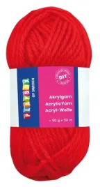 przedza-akrylowa-wloczka-50-g-acryl-czerwona