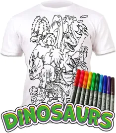 koszulka-do-malowania-dinozaury-t-shirt-10-zmywalne-markery-7-8-lat