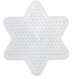 szablon-gwiazda-biala-podkladka-do-koralikow-do-prasowania-5-mm
