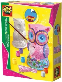 zestaw-odlew-gipsowy-sowa-3d-brokat-ses-01285