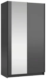 szafa-przesuwna-100-cm-z-lustrem-solfy-do-sypialni-czarna