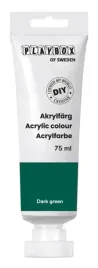 diy-farba-acrylic-paint-ciemnozielona-w-tubie-75ml