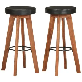 vidaxl-stolki-barowe-2-szt-naturalna-skora-i-lite-drewno-akacjowe
