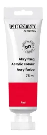 diy-farba-acrylic-paint-czerwona-w-tubie-75ml