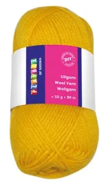 diy-przedza-wloczka-welna-100-percent-50-g-90-m-cienka-zolta