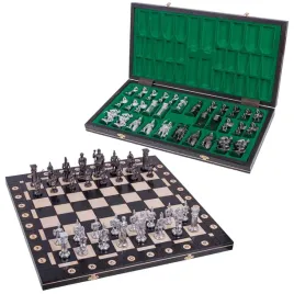 square-szachy-drewniane-rzymskie-silver-figury-metalizowane-52-x-52-c