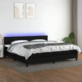 vidaxl-lozko-kontynentalne-z-materacem-czarne-200-x-200-cm-tkanina