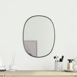 vidaxl-lustro-scienne-czarne-30x25-cm