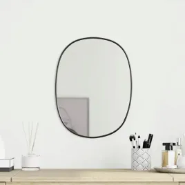 vidaxl-lustro-scienne-czarne-30x25-cm