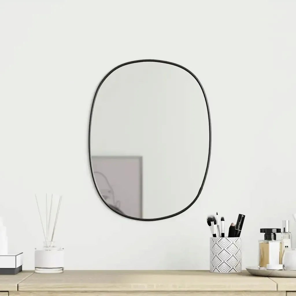 vidaxl-lustro-scienne-czarne-30x25-cm