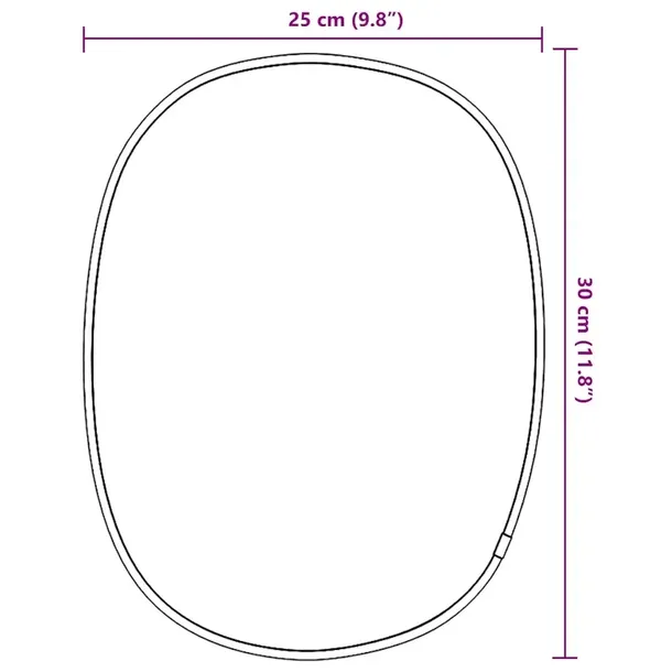 vidaxl-lustro-scienne-czarne-30x25-cm-waga-z-opakowaniem-0-9-kg