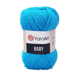 wloczka-yarnart-baby-552-150-m-niebieska-turkusowa