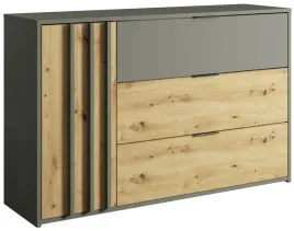 komoda-125-cm-z-szufladami-rustica-szary-grafit