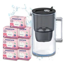szklany-dzbanek-filtrujacy-wode-aquaphor-glass-czarny-7-filtrow-maxfor-mg
