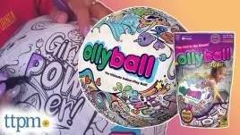 ollyball-girl-power-pilka-do-malowania-i-gry-wewnatrz-33-cm
