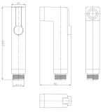 omnires-bidetta-srebrny-stan-nowy
