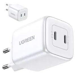 szybka-ladowarka-gan-2-x-usb-c-45w-qc-pd-ugreen-cd294-biala