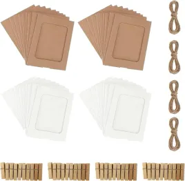 ramki-na-zdjecia-do-podwieszania-x40-papierowe-ramki-40-spinaczy-linki